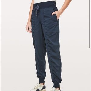 Navy blue Lululemon Dance Studio Joggers